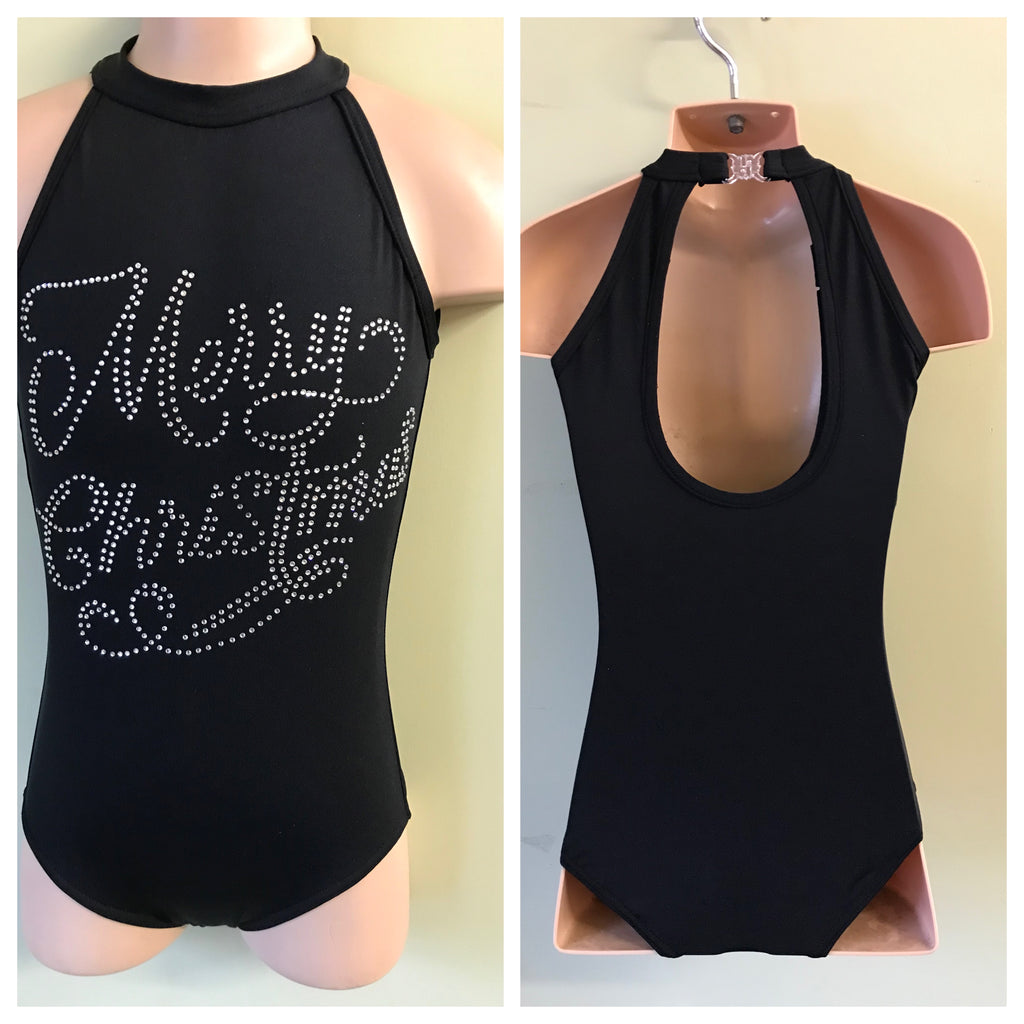 merry Christmas in Black lycra